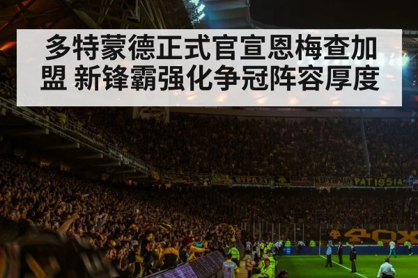 多特蒙德正式官宣恩梅查加盟 新锋霸强化争冠阵容厚度